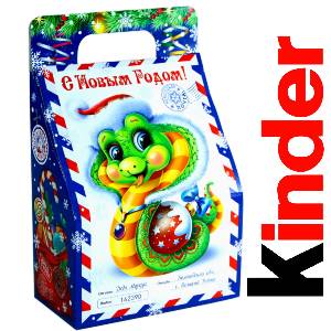 Детский подарок на Новый Год в жестяной упаковке весом 335 грамм по цене 1312 руб в Коврове
